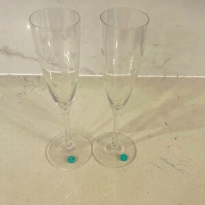 RARE 👗Tiffany & Co. Heart flutes - retired and no longer made . Heirloom flutes